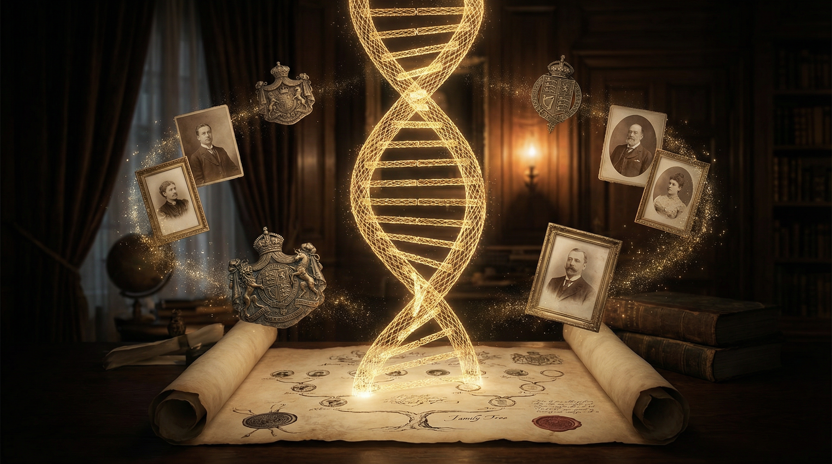 DNA ancestry discovery visualization